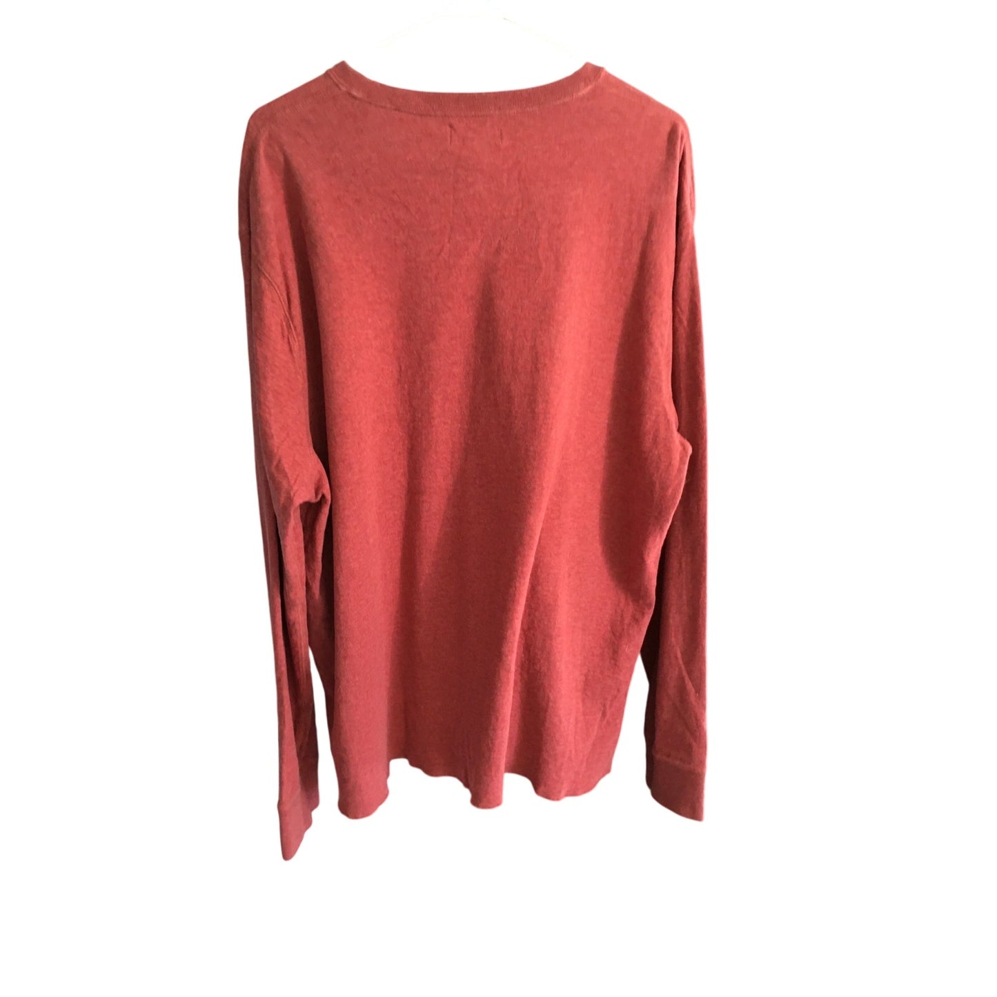 J.Crew Light Red Knit Henley Shirt Size XXL - Casual, Cozy, Minimalist