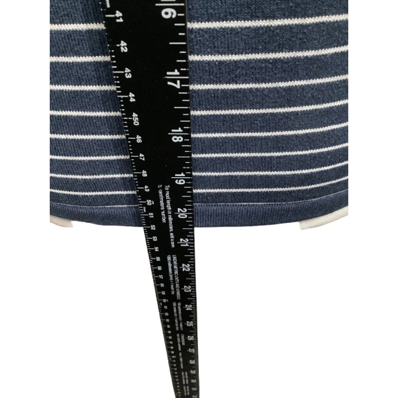 Lauren Ralph Lauren Navy & White Striped Tank Top & Cardigan Set Preppy, Classic