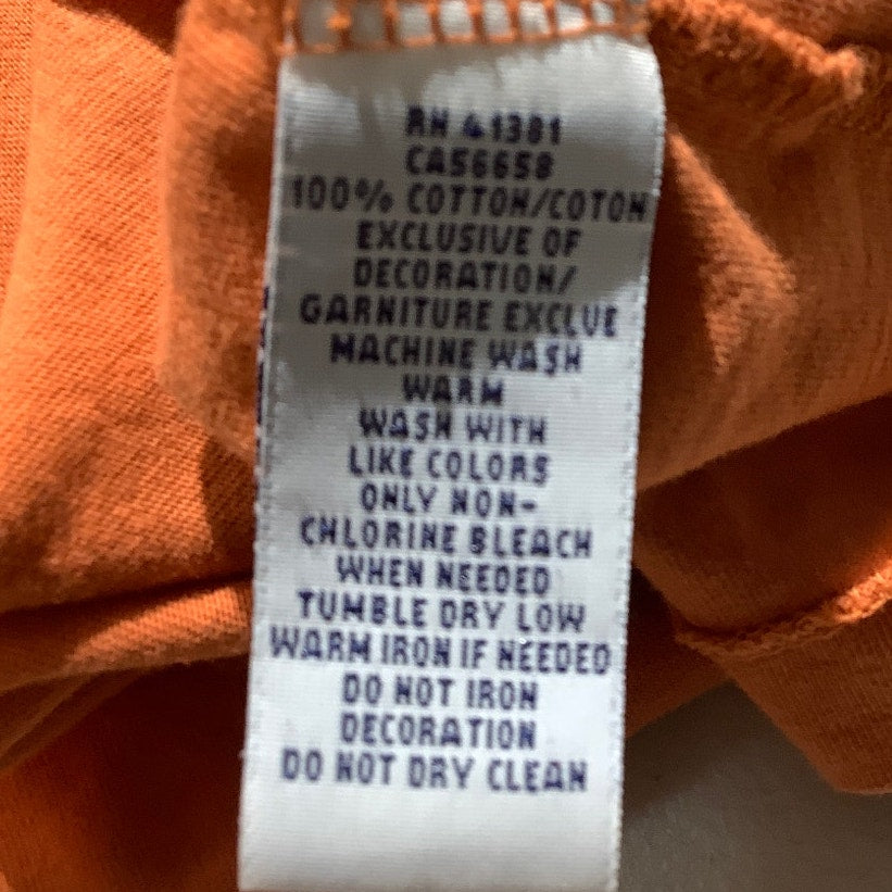 Polo Ralph Lauren V-Neck T-Shirt Men's Size XXL Orange — Classic, Preppy, Casual