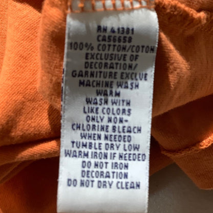 Polo Ralph Lauren V-Neck T-Shirt Men's Size XXL Orange — Classic, Preppy, Casual