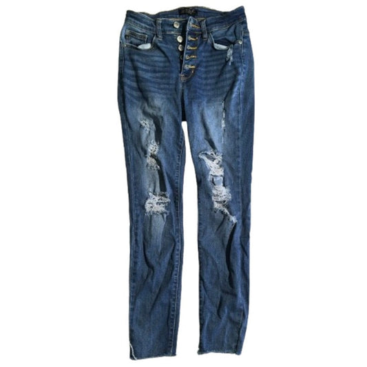 Judy Blue Distressed Jeans Size 3/26 - Grunge, Casual, Streetwear