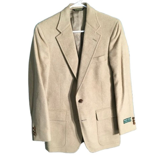 Hunter Haig Men Tan Camel Hair Sportcoat 39R NWT – Classic, Preppy, Office Siren