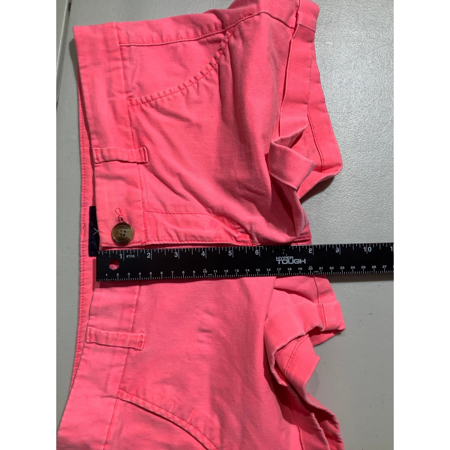 American Eagle Electric Pink Midi Chino Shorts Women’s 6 — Preppy, Y2K, Summer