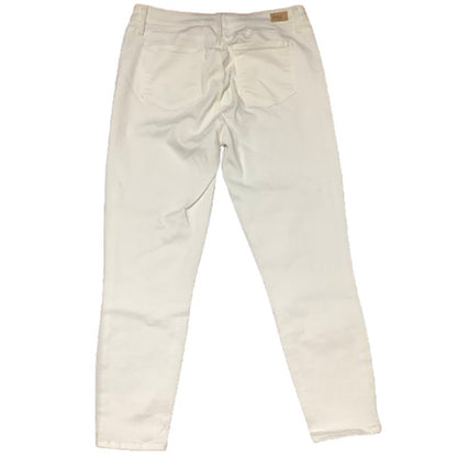 Paige Verdugo Crop White Jeans Size 32 - Minimalist, Comfortable, Versatile