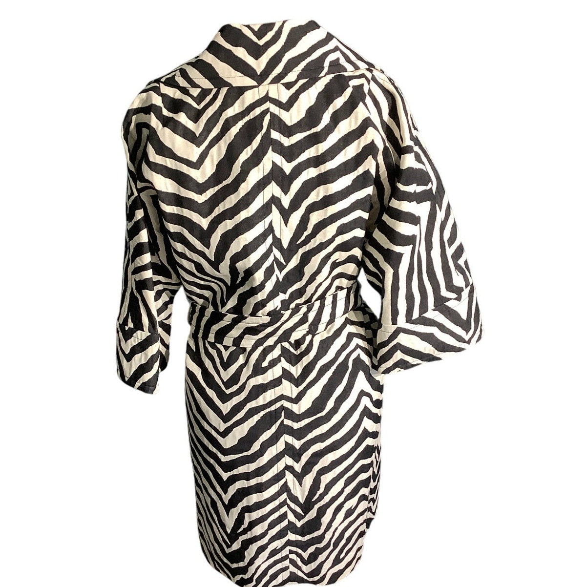 Trina Turk Size 2 Robe Fit Double Breasted - Chic, Bold, Luxurious