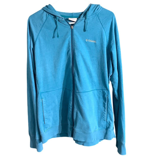 Columbia Teal Zip Hoodie Size XL - Athleisure, Streetwear, Casual