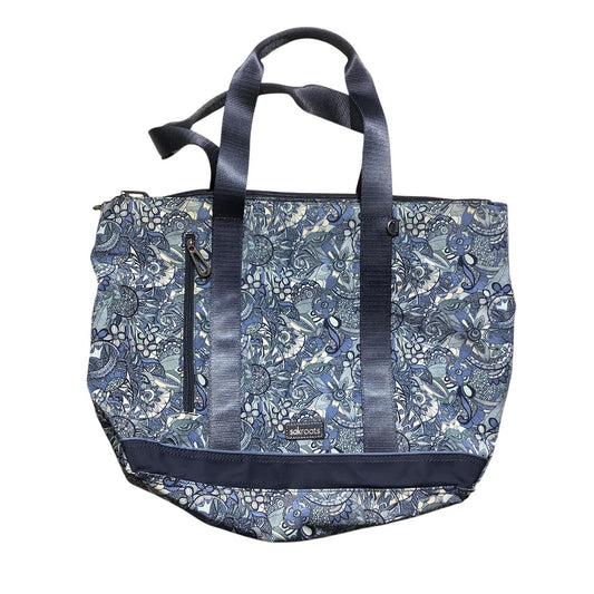 Sakroots Blue Floral Tote Bag – Boho, Travel, Multi-Pocket