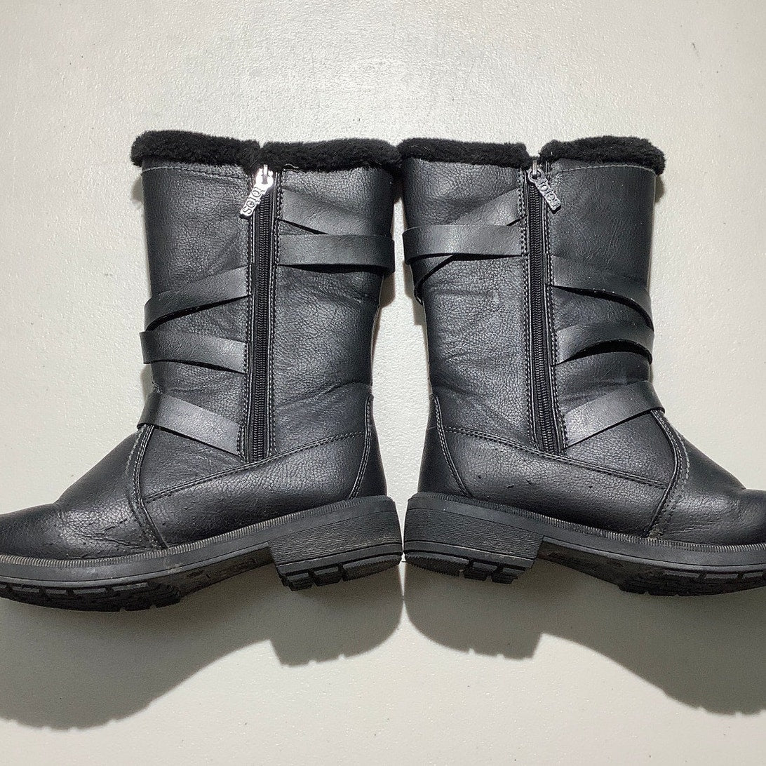 Totes Waterproof Winter Boots Women’s 7.5M — Insulated, Faux Fur, Full Zip