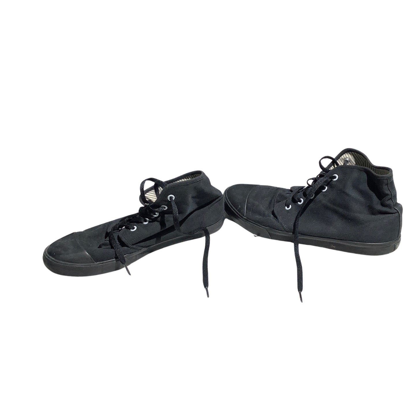 BANGS Canvas High Top Sneakers Men 10 Women 11.5 — Streetwear, Casual, Lace-Up