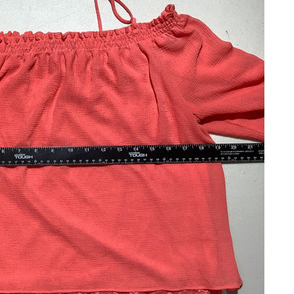 Iz Byer Coral Tank Top Women’s Size Medium — Lace Trim, Flowy, Lightweight