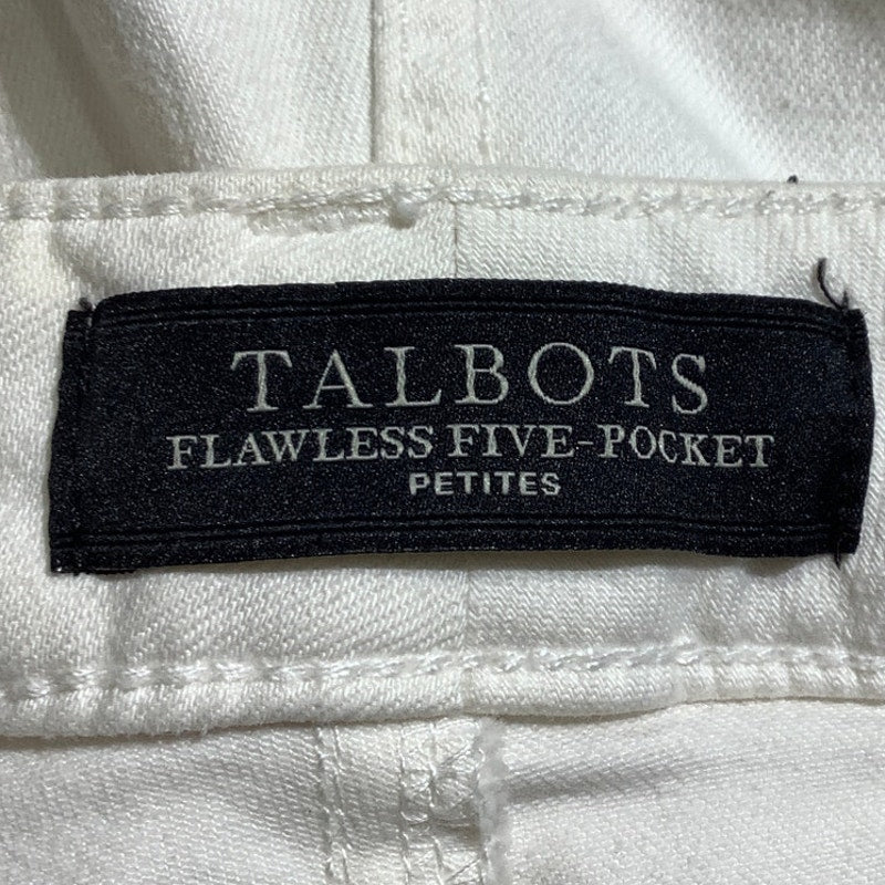 Talbots Off-White Slim Ankle Pants Women’s 16P — Preppy, Classic, Casual
