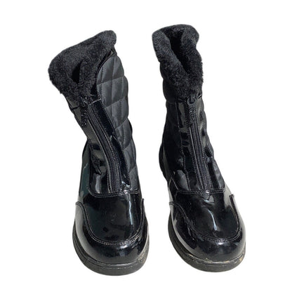 Totes Waterproof Winter Boots Black Women’s 10M — Insulated, Full Zip, Snow