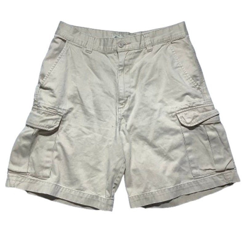 American Eagle Khaki Cargo Shorts Men’s 32W — Casual, Utility, Outdoor