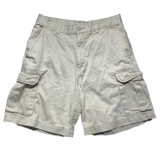 American Eagle Khaki Cargo Shorts Men’s 32W — Casual, Utility, Outdoor