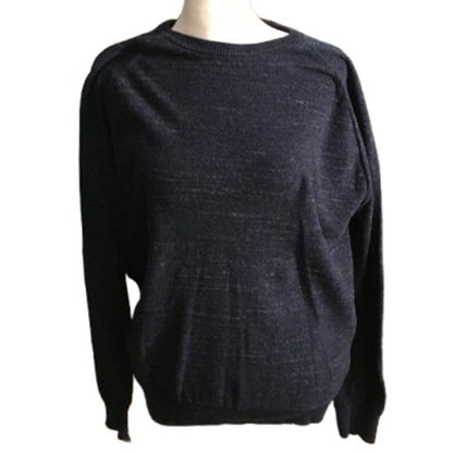 J.Crew Dark Blue Cotton Sweater Size M – Minimalist, Preppy, Classic