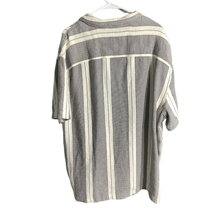 American Eagle Striped Button Up Shirt Men’s Size XXL — Beach, Poolside, Casual