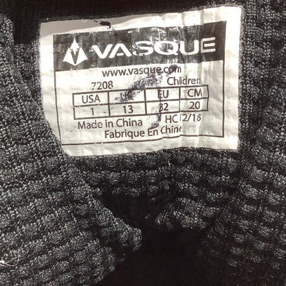 Vasque Kids Hiking Boots Size 1 — Brown/Black, Waterproof, Outdoor