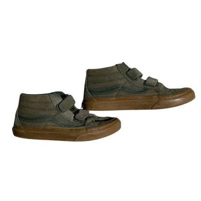 Vans Sk8-Mid Reissue V Suede Strap Sneakers Kids 2.5 — Skate, Casual, Streetwear