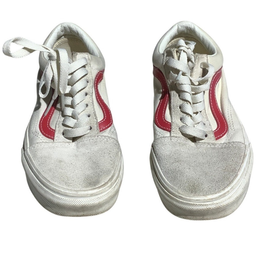 Vans Old Skool Unisex Sneakers Men’s Size 5.5 / Women’s 7 — Cream, Red, Skate