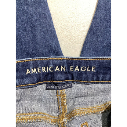 American Eagle Women's 6 Short Dark Blue Jegging Stretch Jeans