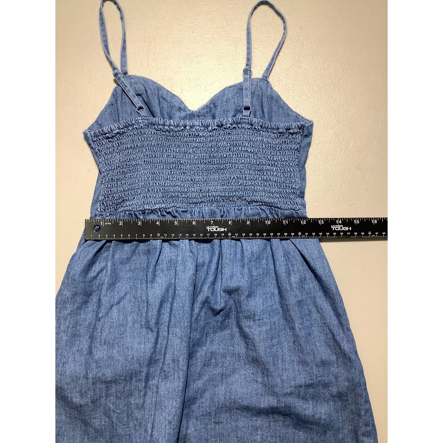 Old Navy Fit & Flare Cami Romper Women's Size XS Blue — Casual, Summer, Beachy
