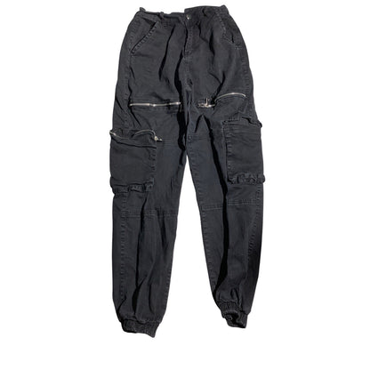 American Bazi Cargo Jogger Pants Women’s Small —Streetwear Multi-Pocket, Utility