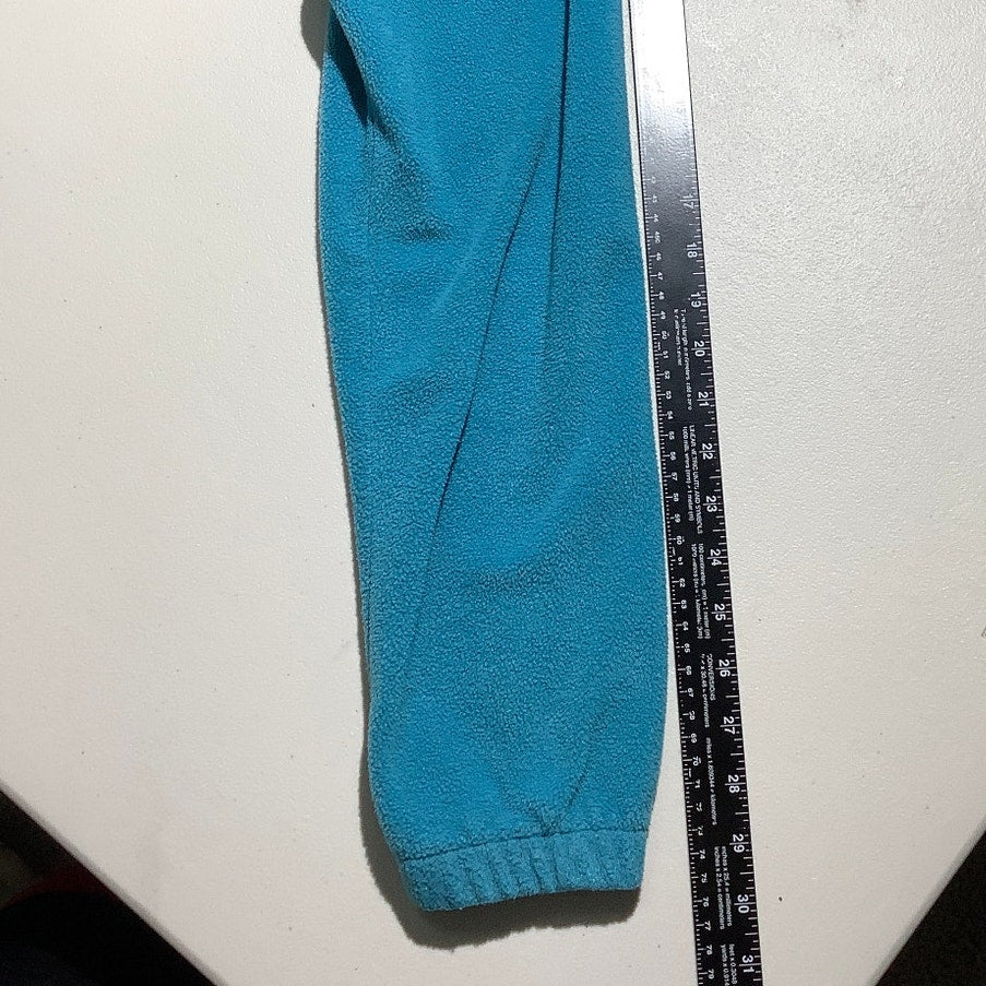 Columbia XL Teal Full Zip Fleece Jacket Outdoor Hiking