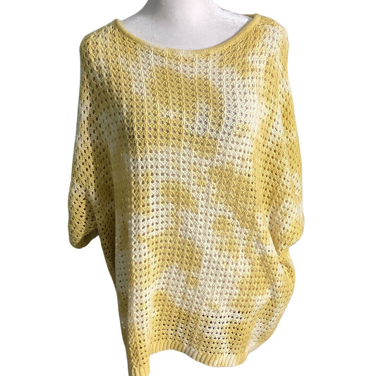 Marled Knit Blouse Women’s Size Large – Lightweight, Casual, Textured