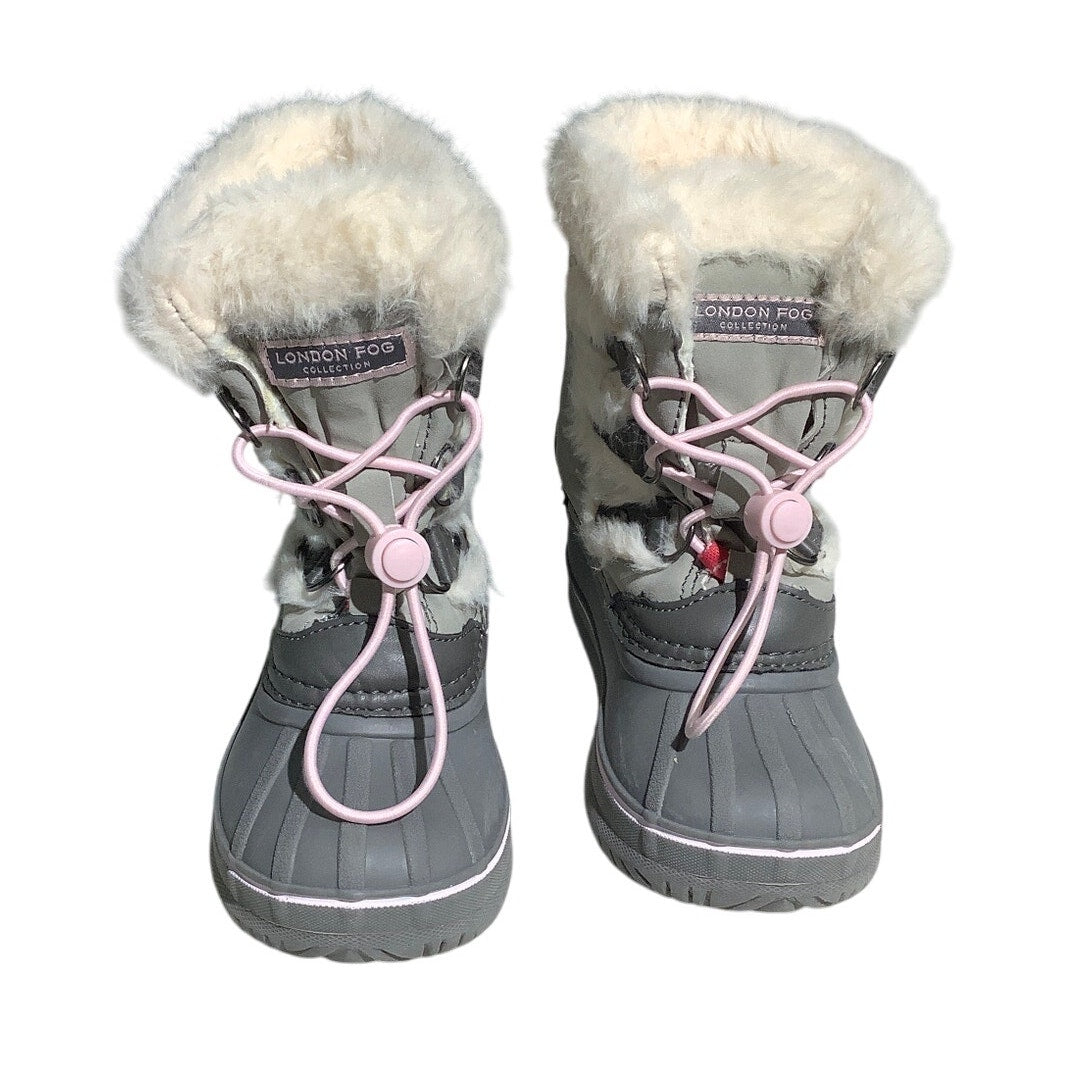 London Fog Barnet Fur Lined Boots Child Size 9 – Winter, Waterproof, Cozy