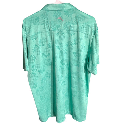 Tommy Bahama Men’s Large Palm Coast IslandZone Polo — Golf, Tropical, Preppy