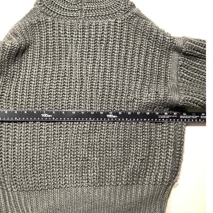 POL Forest Green Chunky Knit Hoodie Sweater Women Small— Oversized, Cozy, Casual