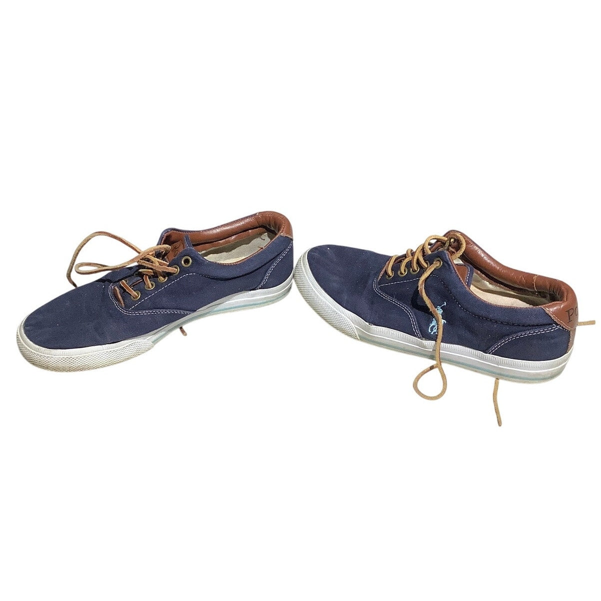Polo Ralph Lauren Blue Canvas Sneakers Men’s 8D — Casual, Preppy, Everyday