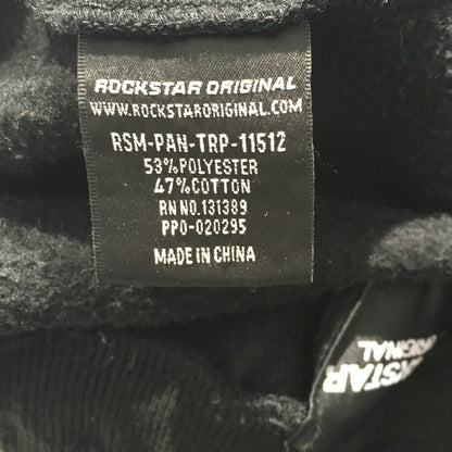 Rockstar Original Black Sweatpants Size M - Streetwear, Athleisure, Grunge
