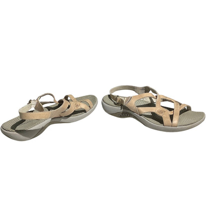 Merrell Leather Strap Sandals Women’s 7 Momentum Agave— Outdoor, Hiking, Comfort