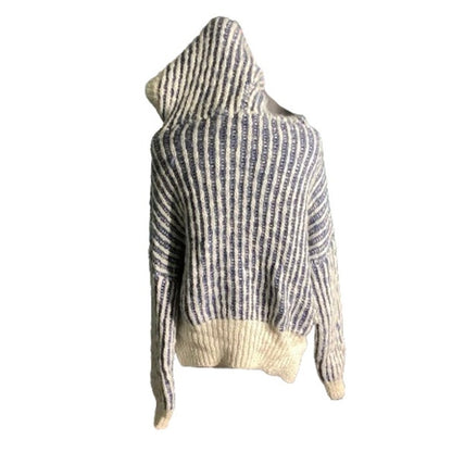 POL Striped Knit Sweater Women’s Size S/M — Cozy, Casual, Oversized