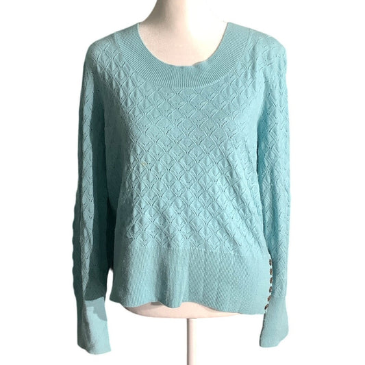 Pendleton Women’s Teal 100% Cashmere Sweater Size M – Luxe, Soft, Elegant