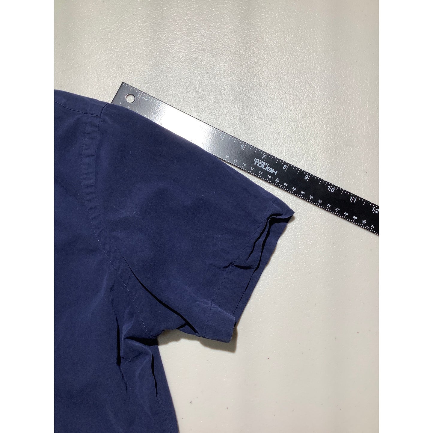 Ralph Lauren Navy Blue Button Down Shirt Men M — Classic, Cotton, Preppy