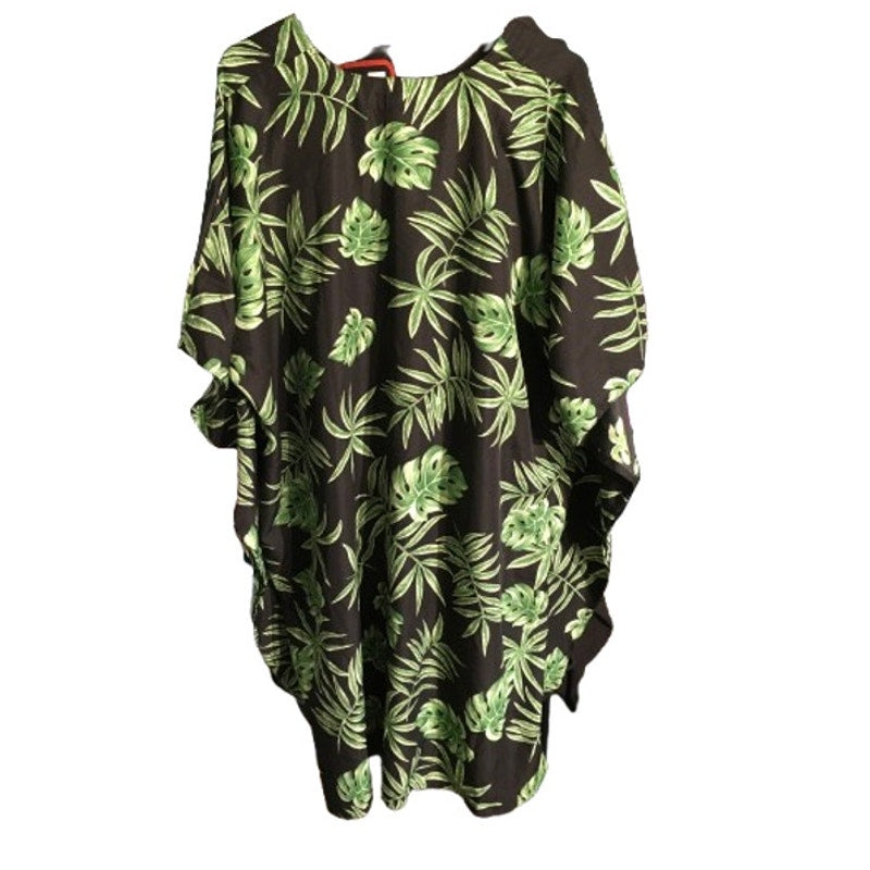 Rima Black Tropical Coverup - Boho, Vacation, Resortwear