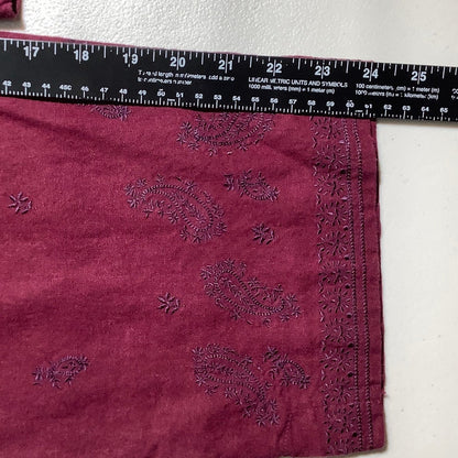 Norton McNaughton Cropped Pants Women's Size 10—Embroidered, Linen Blend, Casual