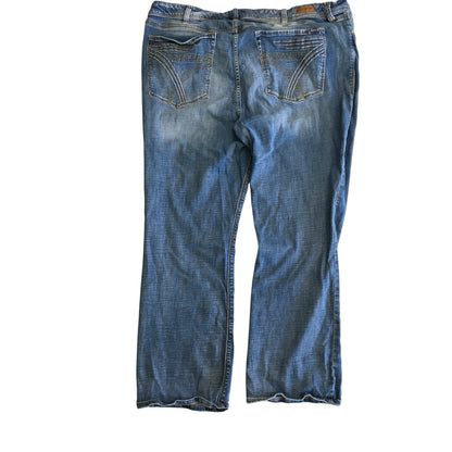 Seven7 Denim Size 26 Straight Wide Leg Jeans - Casual, Classic, Relaxed