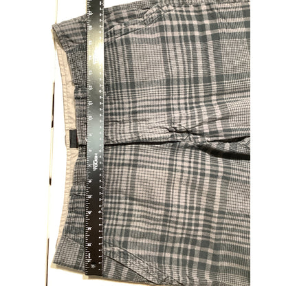 J. Ferrar Plaid Casual Flat Front Shorts Men’s Size 32W — Modern, Cotton, Casual
