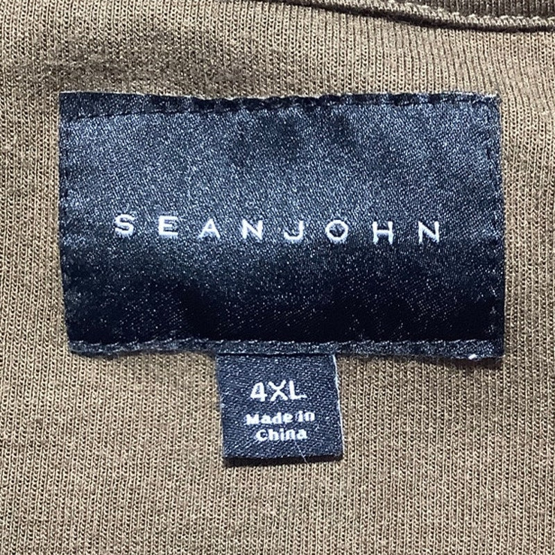 Sean John Men’s Long Sleeve Sweatshirt Size 4XL – Army Green, Casual, Streetwear