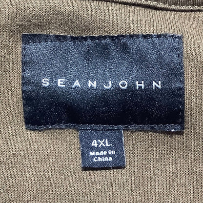 Sean John Men’s Long Sleeve Sweatshirt Size 4XL – Army Green, Casual, Streetwear