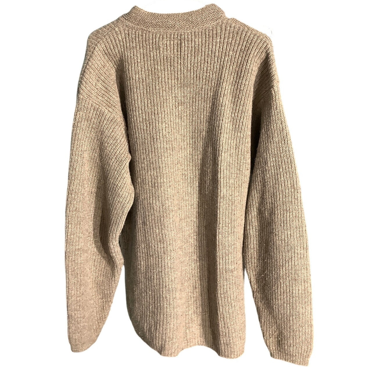 REI Men’s Brown Wool Blend 1/2 Zip Sweater Size TM – Warm, Casual, Outdoor