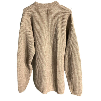 REI Men’s Brown Wool Blend 1/2 Zip Sweater Size TM – Warm, Casual, Outdoor