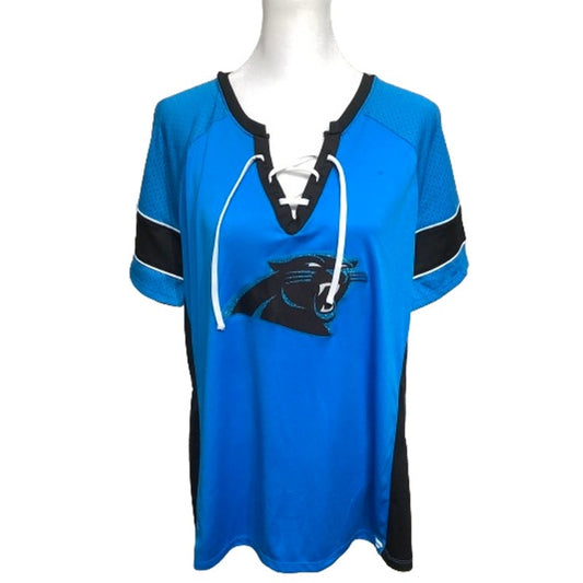 Fanatics Blue/Black Panthers Jersey - Sz L (Sportswear, Streetwear, Athleisure)