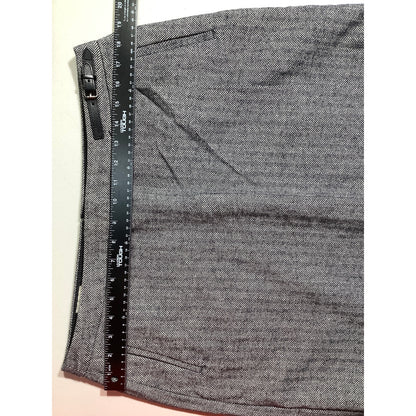 L.L. Bean Gray Black Herringbone Skirt Women’s Size 14 – Classic, Work, Casual