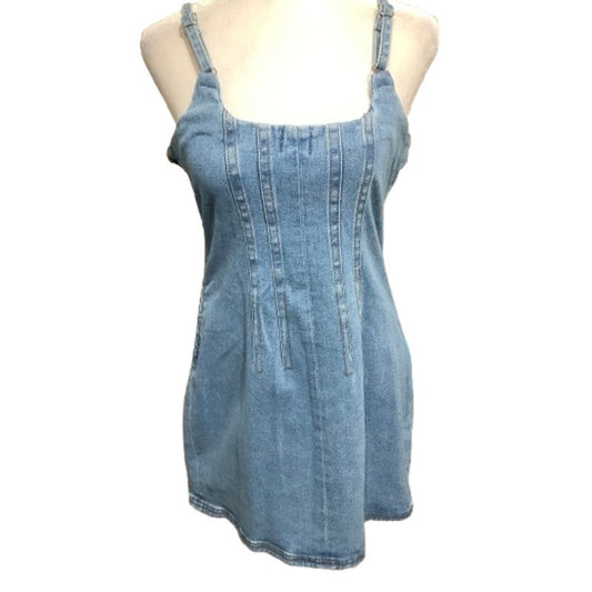 BDG Light Blue Denim Dress, Size M - Y2K, Streetwear, Cottagecore