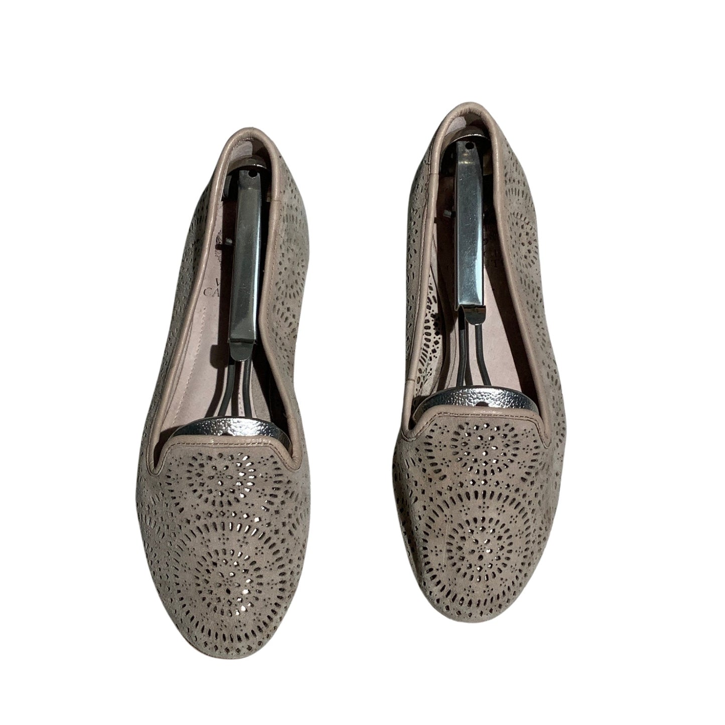 Vince Camuto Lancaster Flats Women Size 6.5M Taupe — Classic, Chic, Office