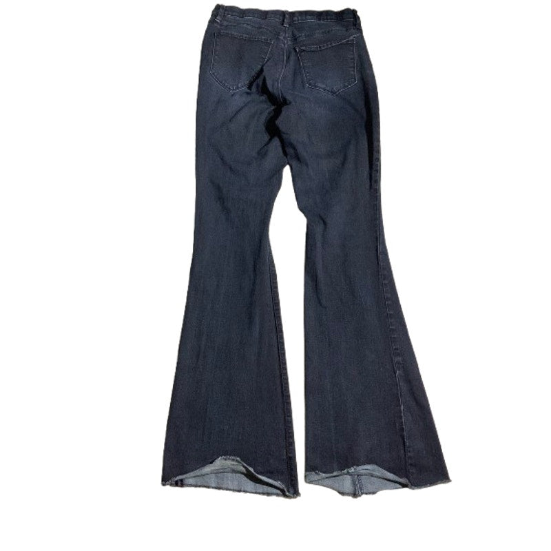 YMI High-Rise Flare Jeans Women’s Size Large –Distressed, Boho, Vintage-Inspired